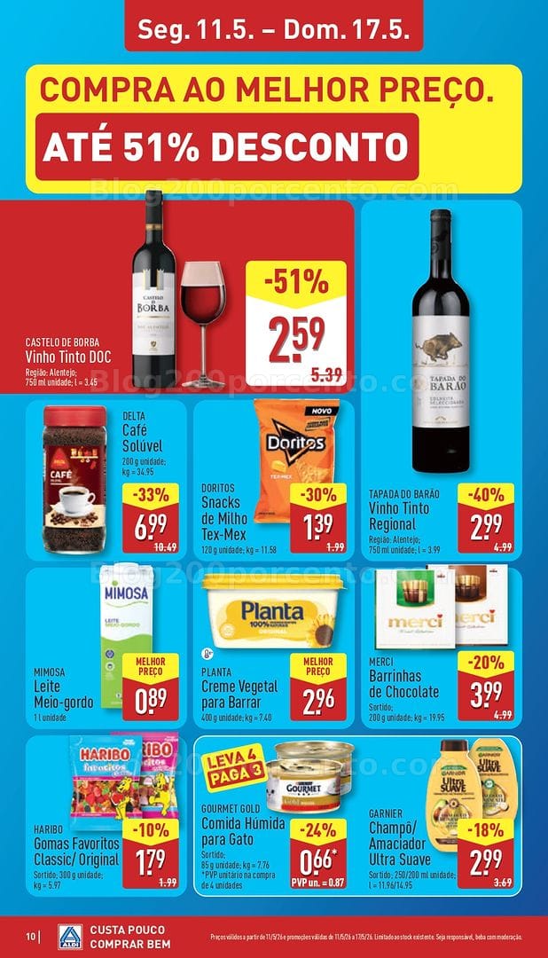 Antevisão Folheto ALDI Promoções de 11 a 17 maio